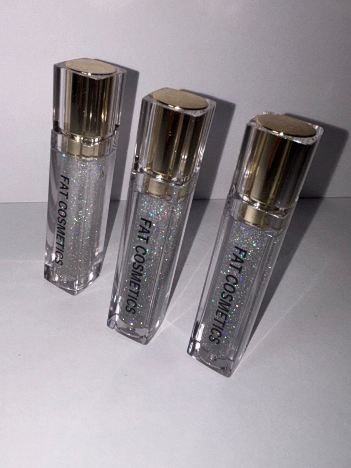 Starburst sparkly lip gloss