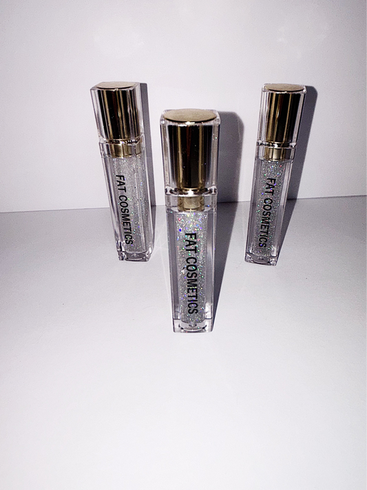 Starburst sparkly lip gloss